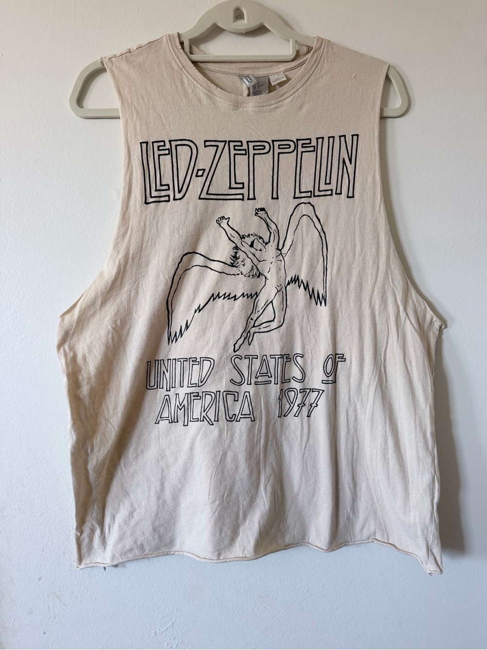 Led Zeppelin 1977 Graphic Muscle Tee